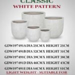 Fiber White Classic White Pattern