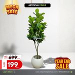 Mega Sale Artificial Plant Fiddle UAE