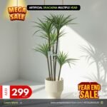 Mega Sale artificial  Dracaena plant UAE at 150cm