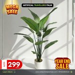 Mega Sale Artificial Travellers Palm Plant UAE