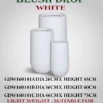 Fiber Blush Drop White