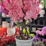 Artificial Cherry Blossom Pink Super Large Tree Plants UAE