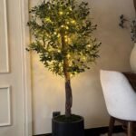 Artificial Olive Single Stem in Fiber Plants UAE