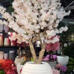 Artificial White Cherry Blossom Tree Premium XLarge Plants UAE