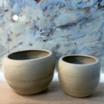 Beige Stone Ceramic Pot in UAE