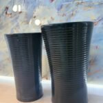 Black Wave Ceramic Pot in UAE