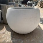 Fiber Pot Premium Egg Shape Matte Finish in UAE