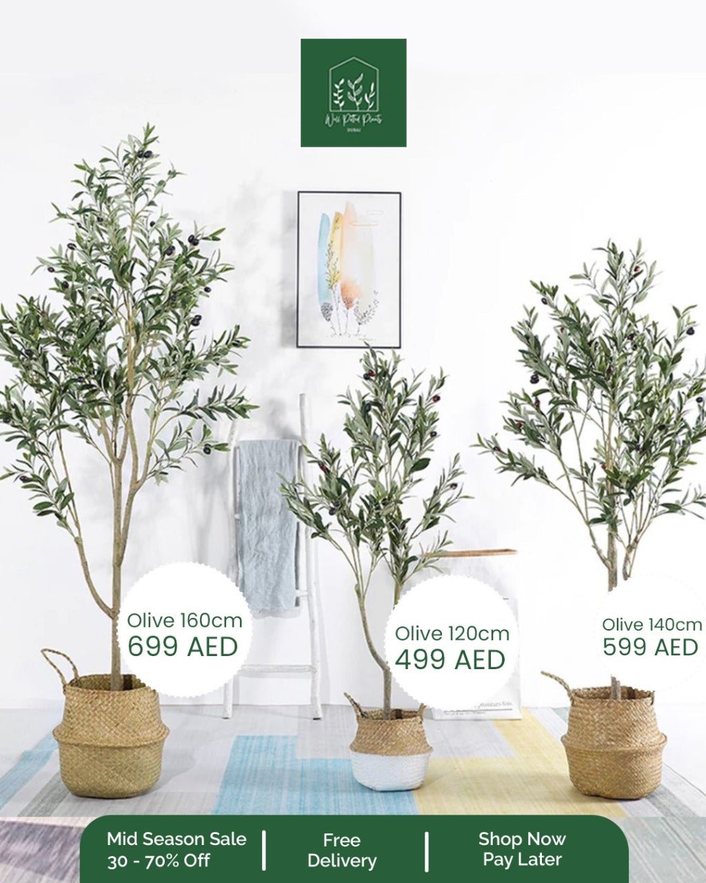 IMG-20220921-WA0042_0b9f2d7d-d772-4298-a8f5-c58536cbcae8.jpg Artificial Plant Olive 140cm - Image 1
