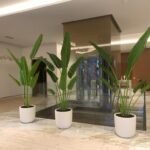 Travellers Palm XL in White Ceramic New