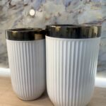 White Gold Ceramic Pot in UAE