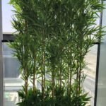 Artificial Bamboo in Fiber Pot Rectangle in 100x40cm